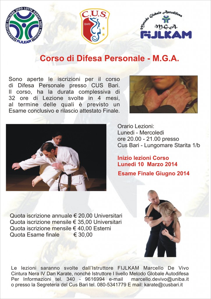 Difesa Personale - MGA 2014