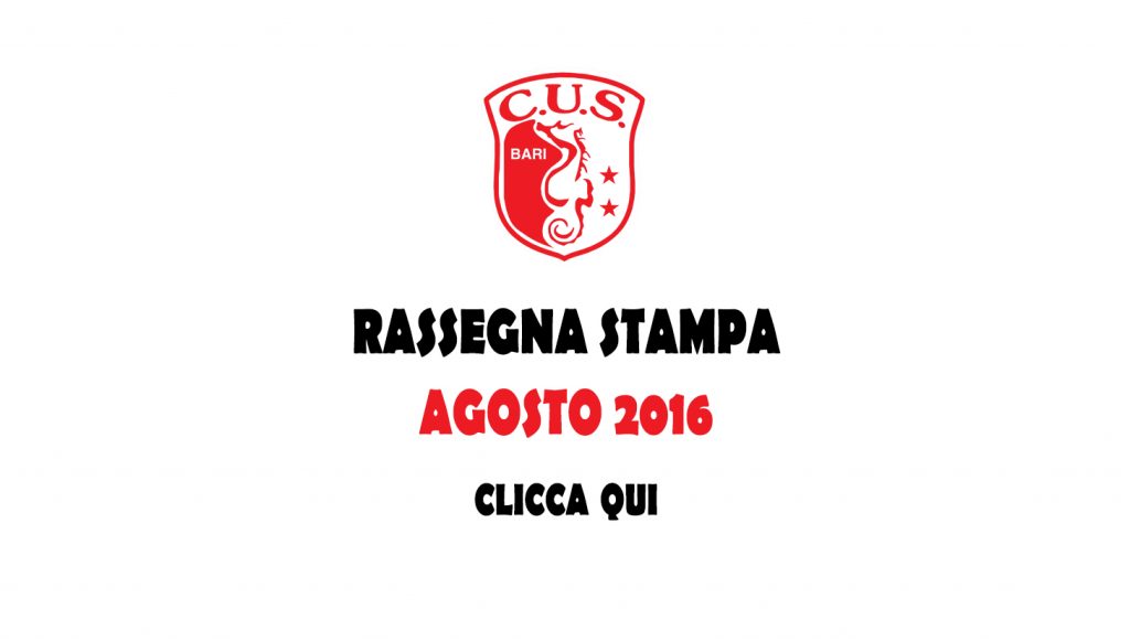 Rassegna Stampa_agosto2016